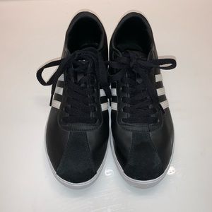 Black White Adidas Sneakers Tennis Shoes